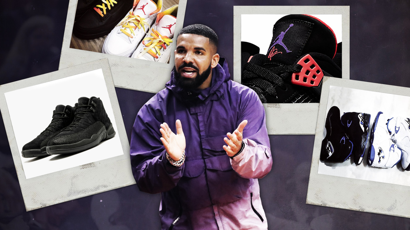 drake in jordans