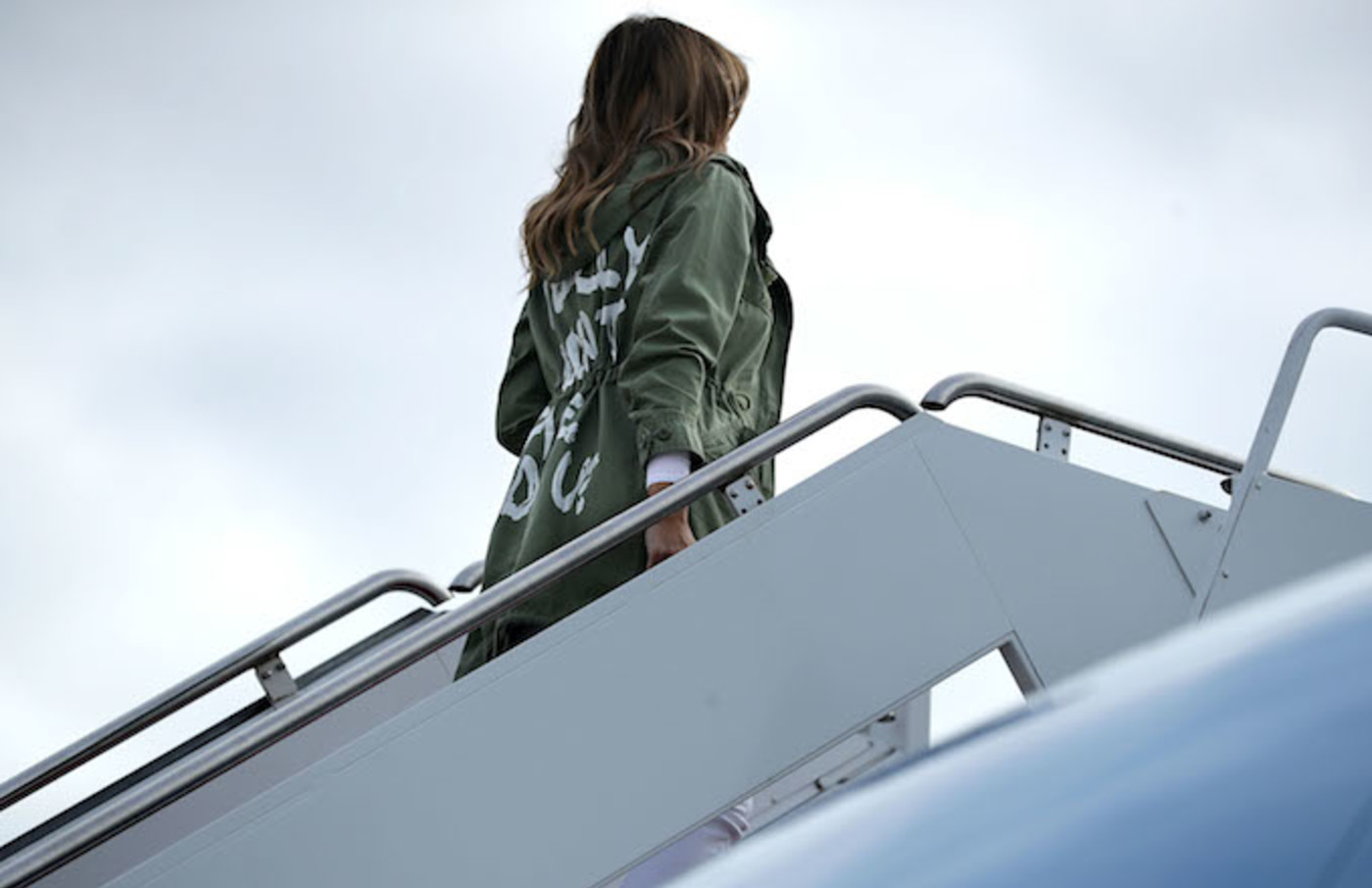 Melania Roasted For Jacket Choice While Seeing Detained Children Complex