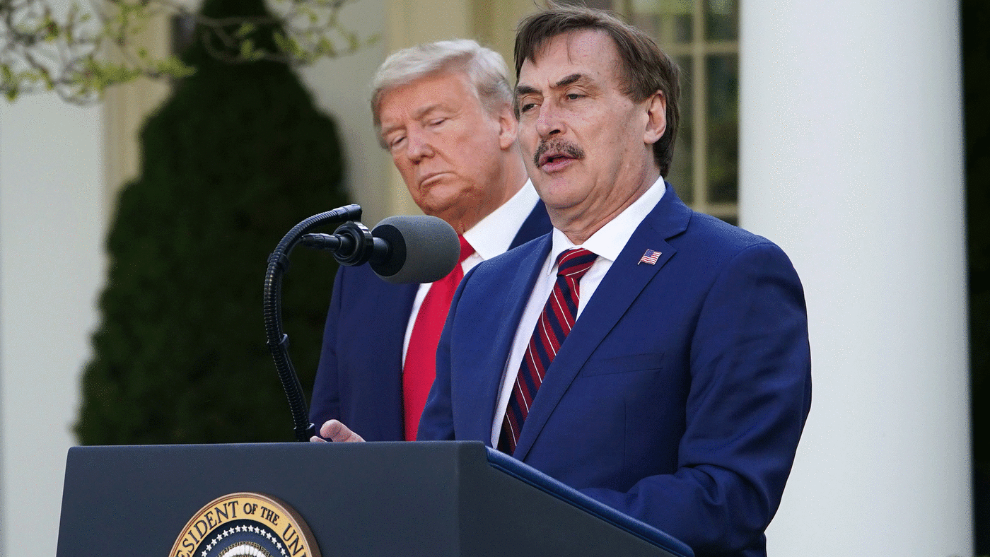 Appearance Of Mypillow Ceo At White House Press Conference Riles Up Twitter Complex