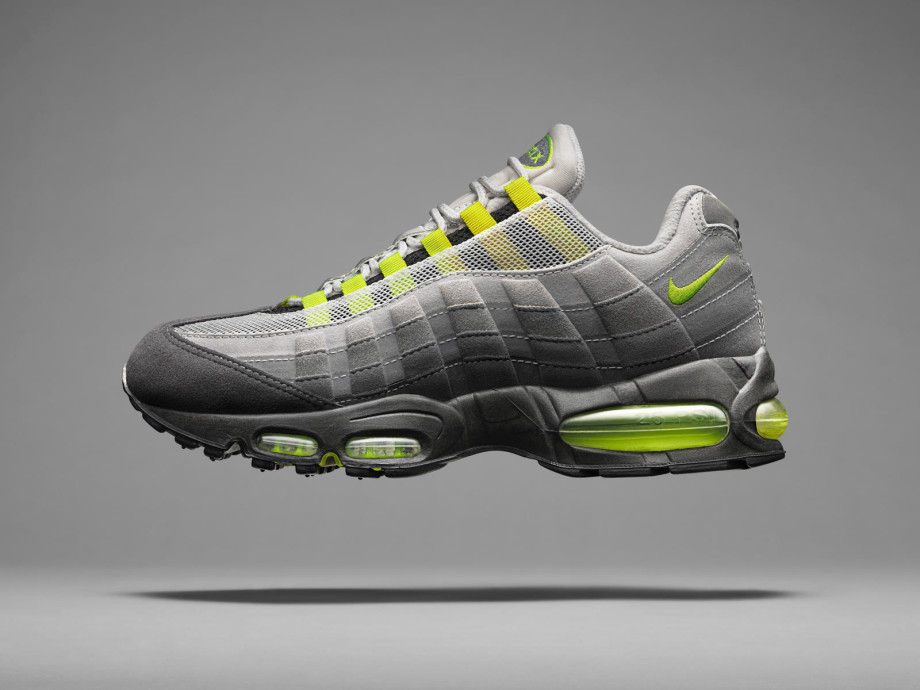 air max 95 lime green and grey