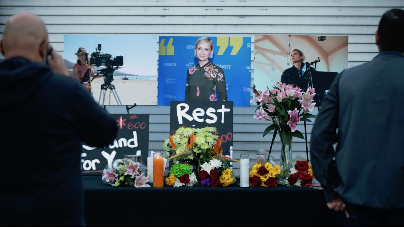 Vigil for director of photography Halyna Hutchins
