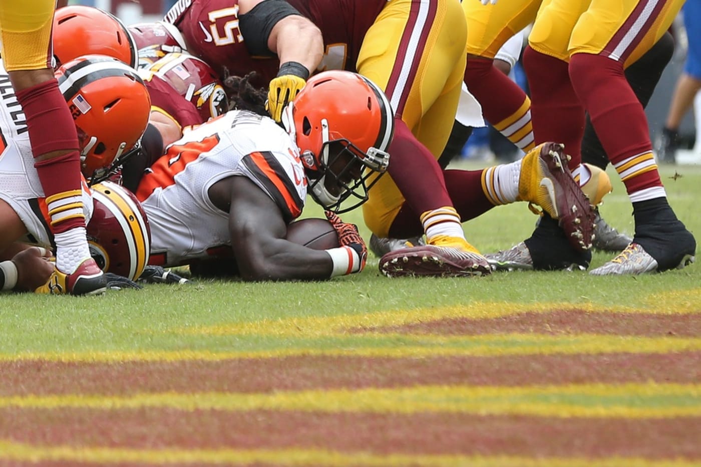 Isaiah Crowell Cleveland Browns Goal Line 2016