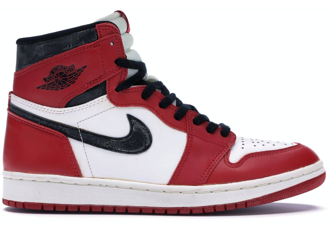 Jordan 1 university. Jordan 1 Chicago. Air Jordan 1 High og "Chicago" & "bred".