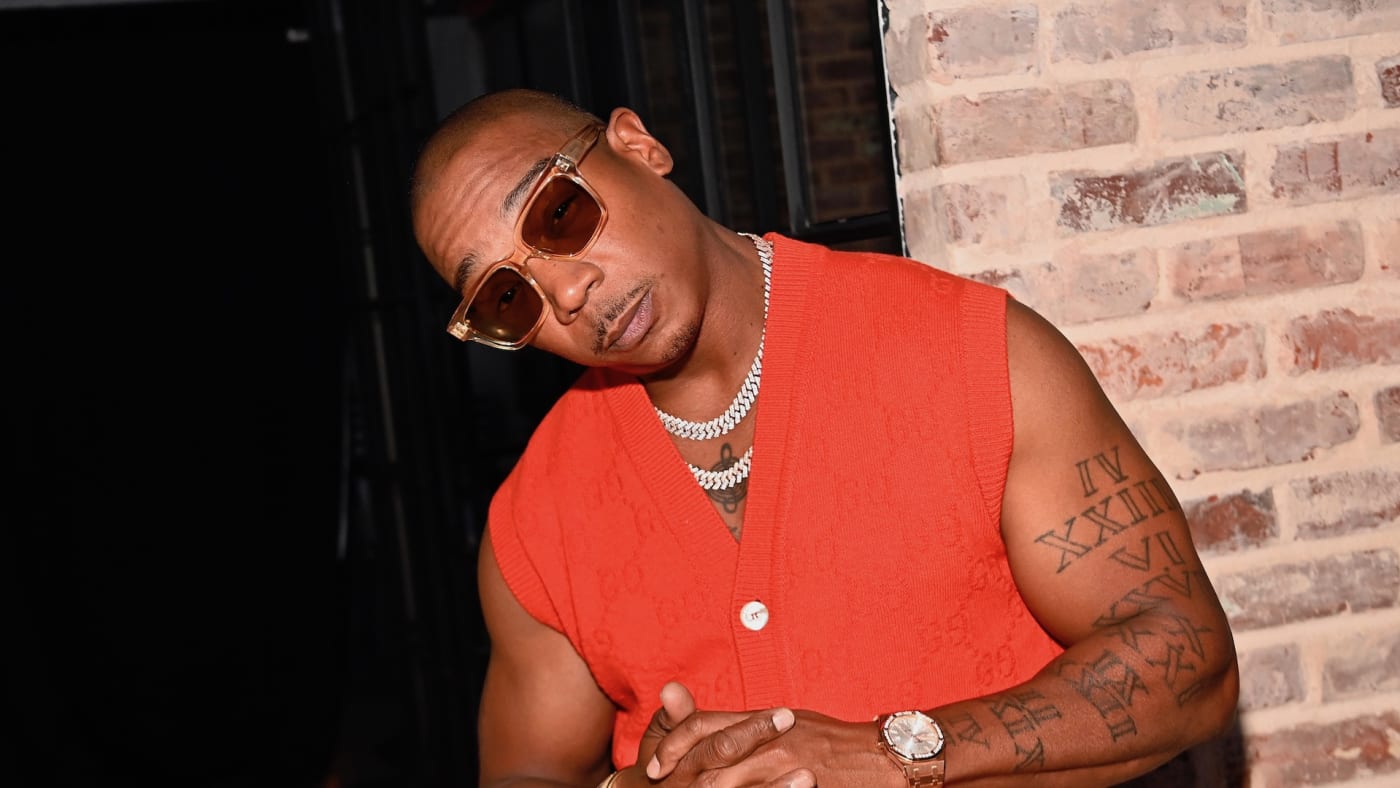 Rapper JaRule is seen backstage during the HelloBeautiful Interludes Live