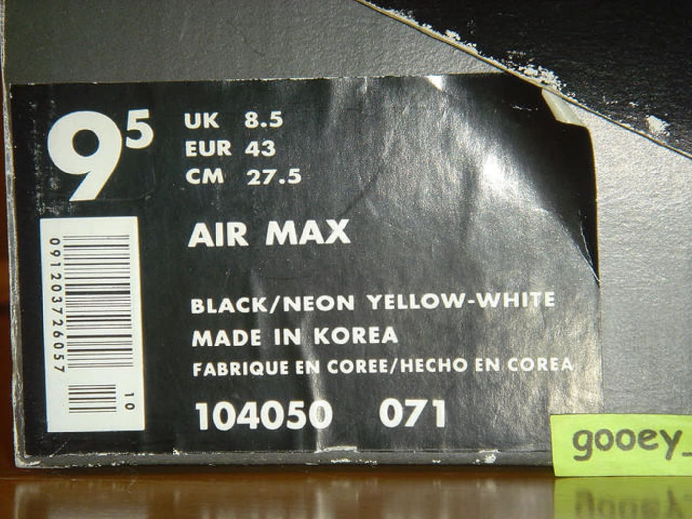 Air Max 95 box