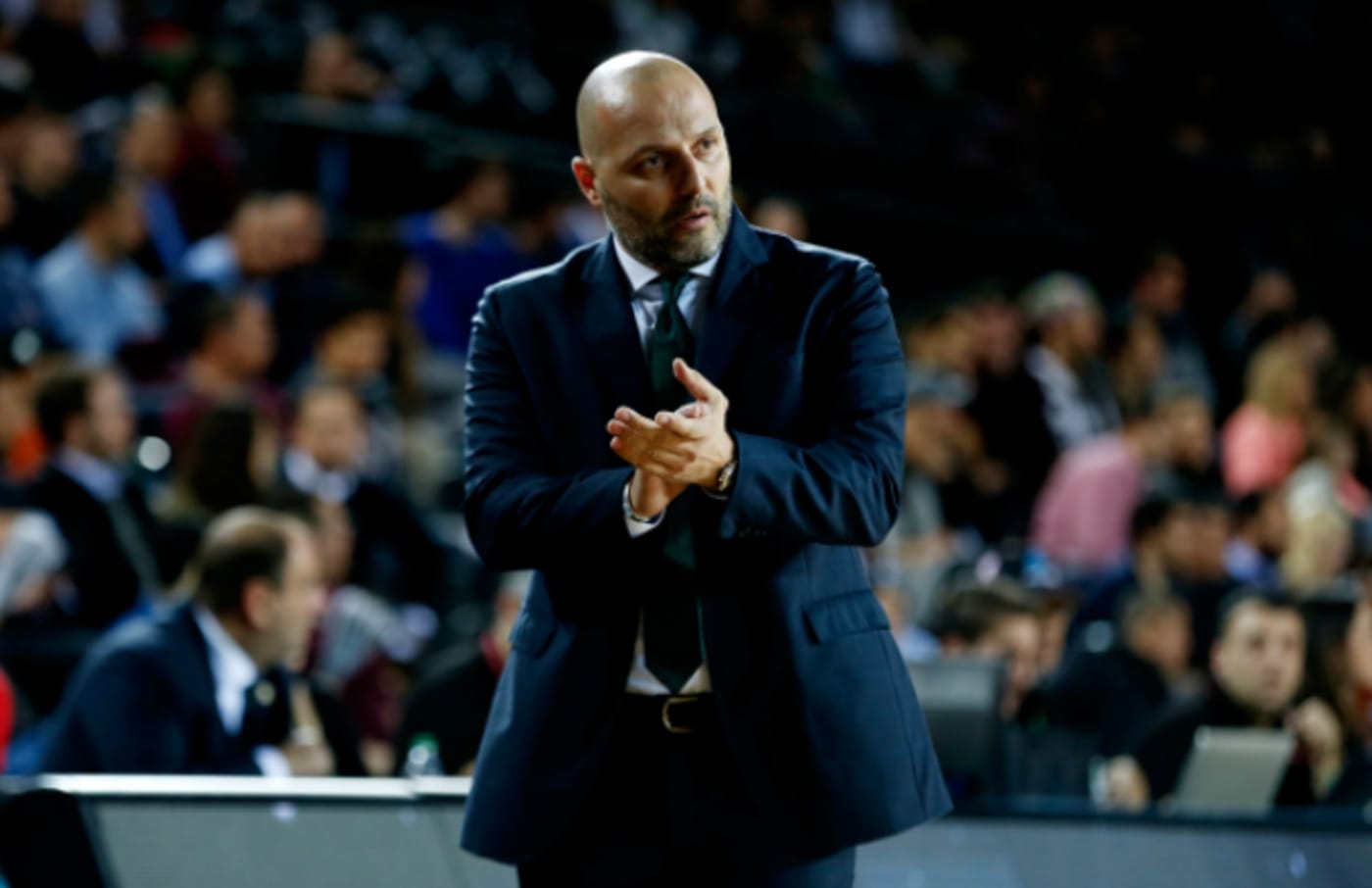 Serbia Basketball Head Coach on Team 