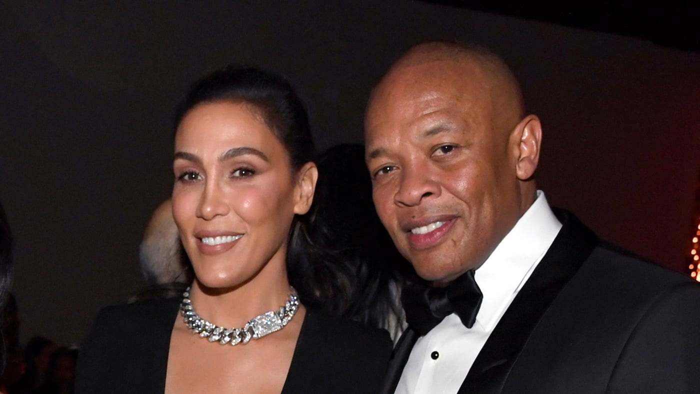 Dr. Dre With ‘Divorced AF’ Balloons After Reaching Deal With Nicole