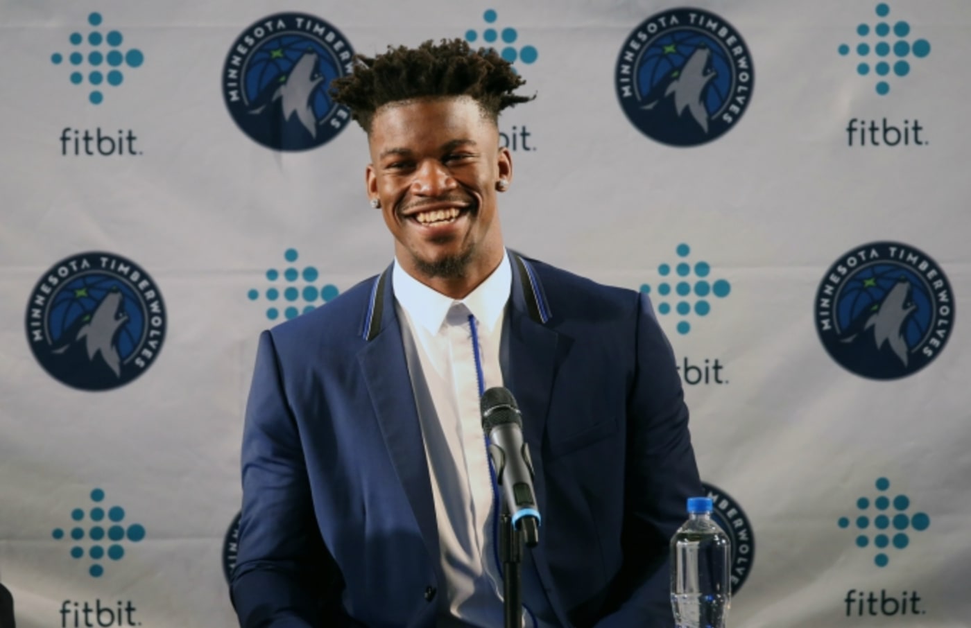 Jimmy Butler at his introductory press conference.