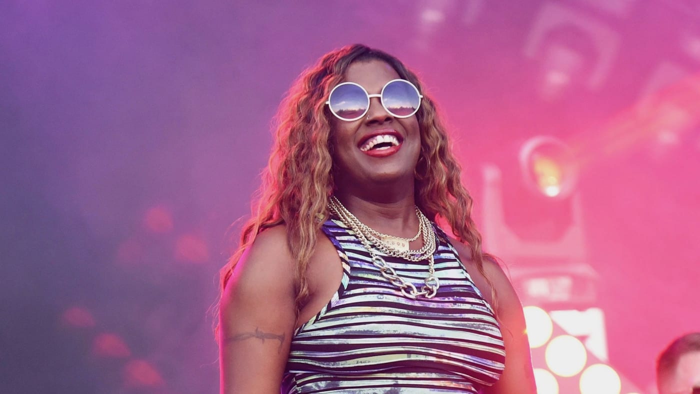 Gangsta Boo and El P perform with Run The Jewels at Music Midtown at Piedmont Park