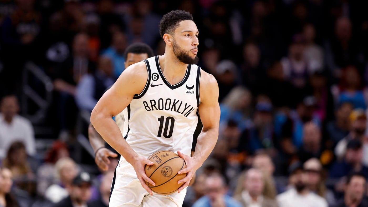 Ben Simmons #10 of the Brooklyn Nets during a game against the Phoenix Suns