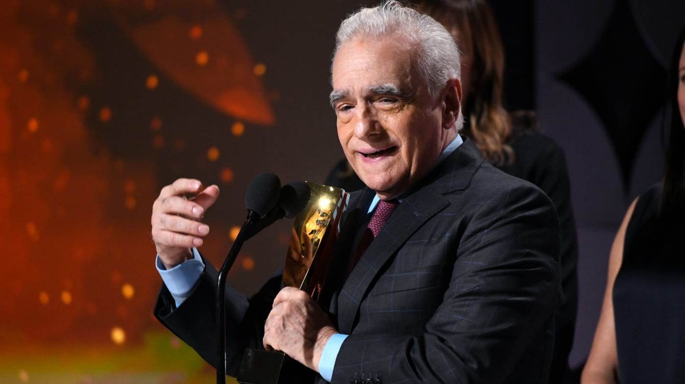 Martin Scorsese accepts Best Movie for Grownups for 'The Irishman'