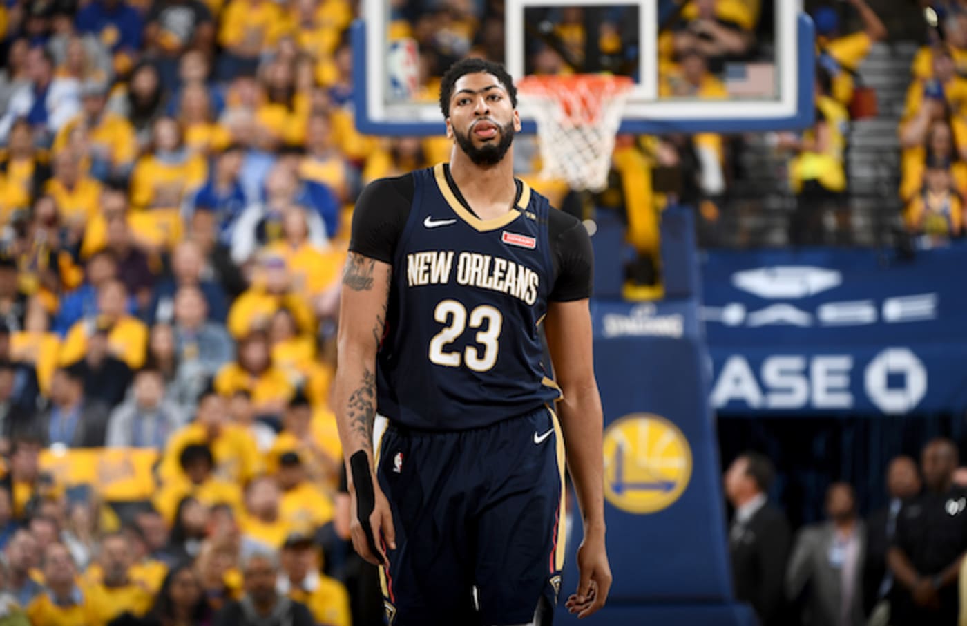 Anthony Davis #23 of the New Orleans Pelicans.