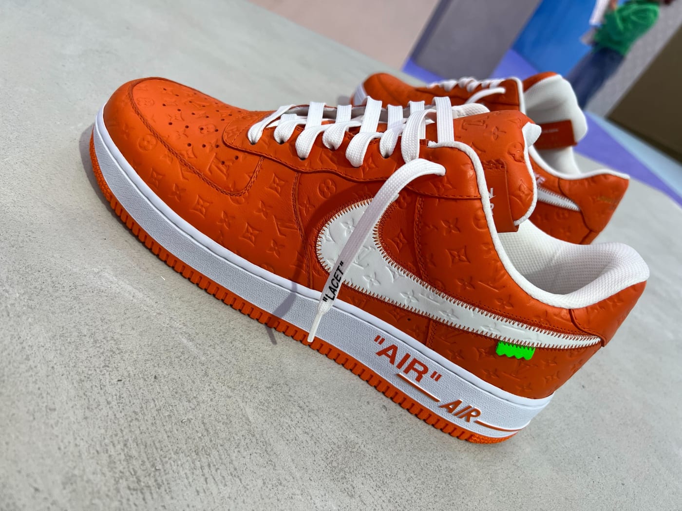 Louis Vuitton x Nike Air Force 1 Low Orange
