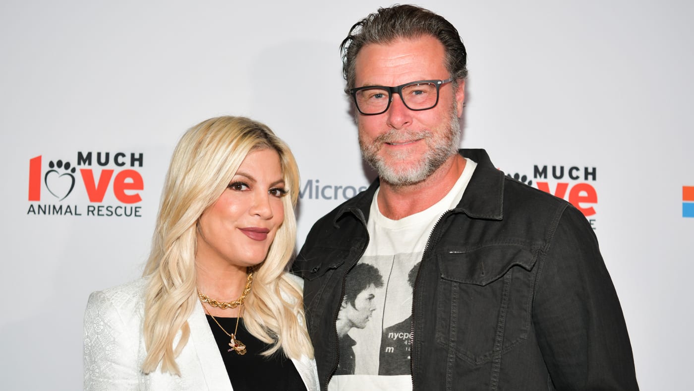 Tori Spelling and her husband Dean.