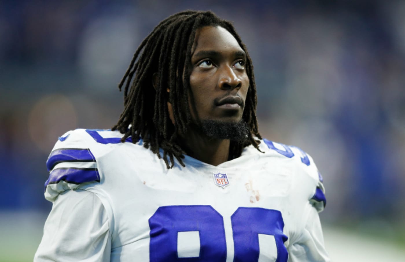 DeMarcus Lawrence #90 of the Dallas Cowboys