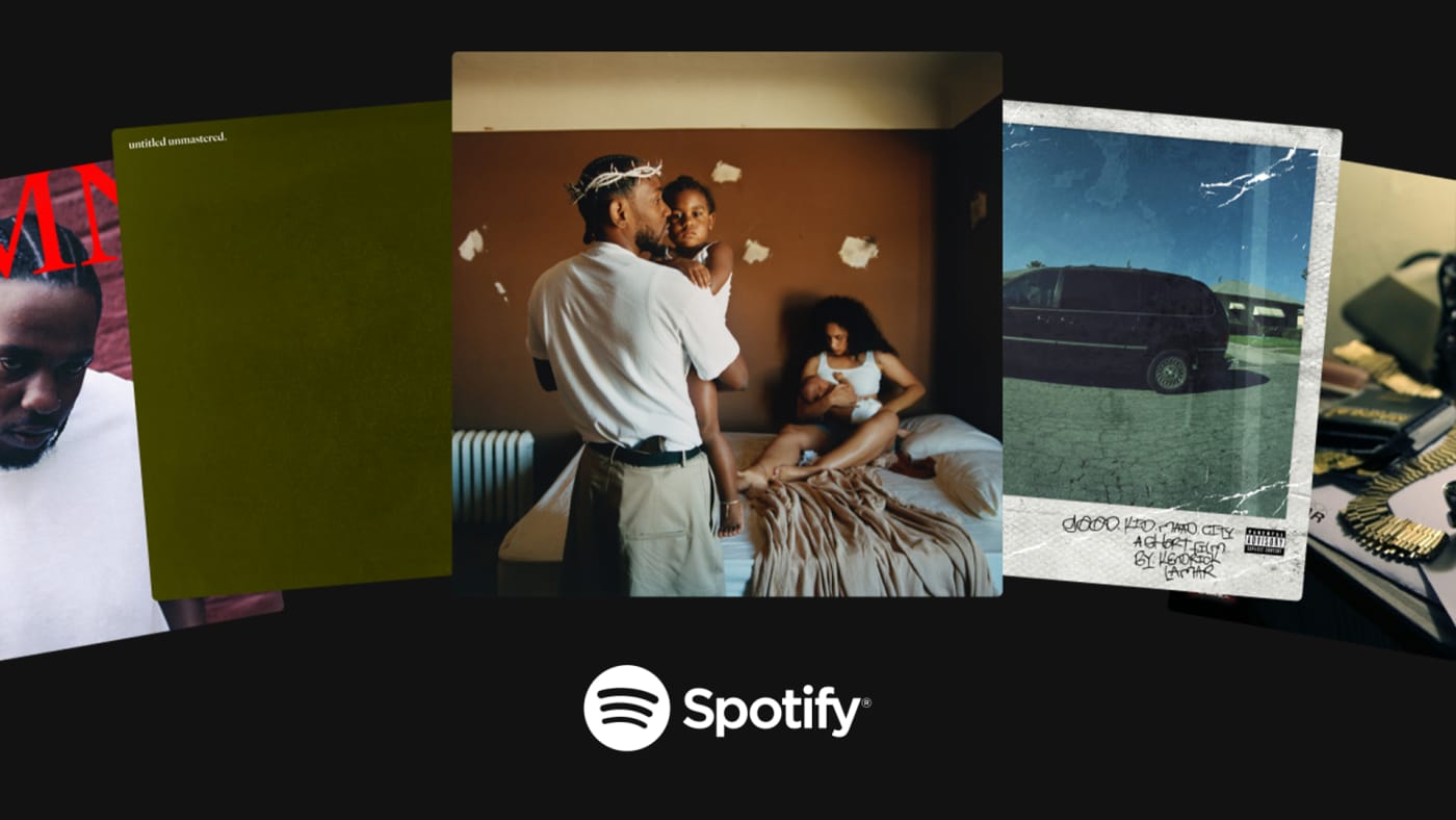 Exclusive Spotify Launches My Top 5 Kendrick Lamar Projects Feature