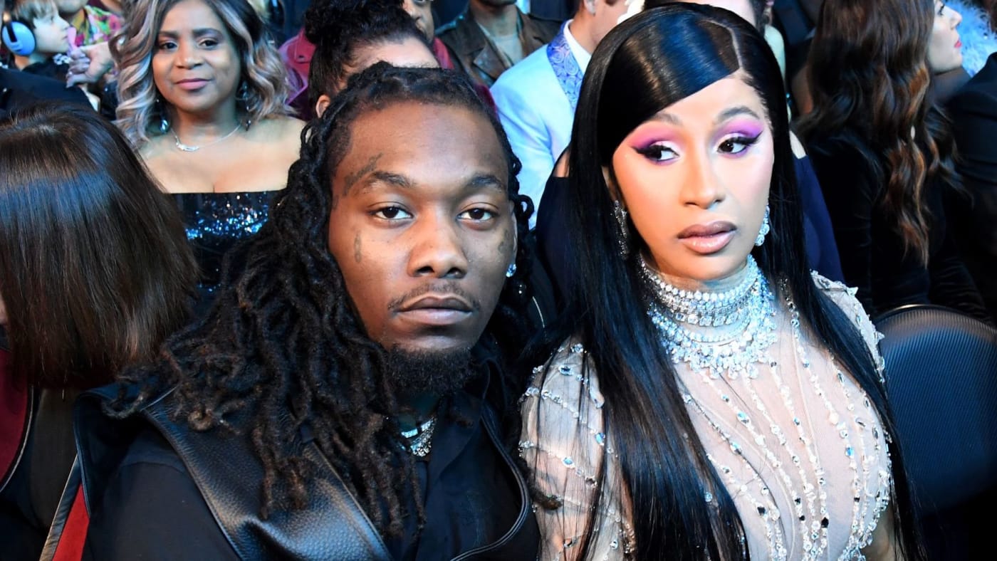 Offset and Cardi B during the 62nd Annual GRAMMY Awards