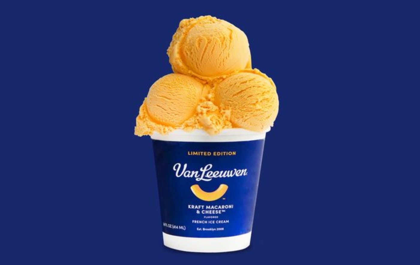 A Mac & CheeseFlavored Ice Cream Now Exists Thanks to Kraft,Van Leeuwen Complex