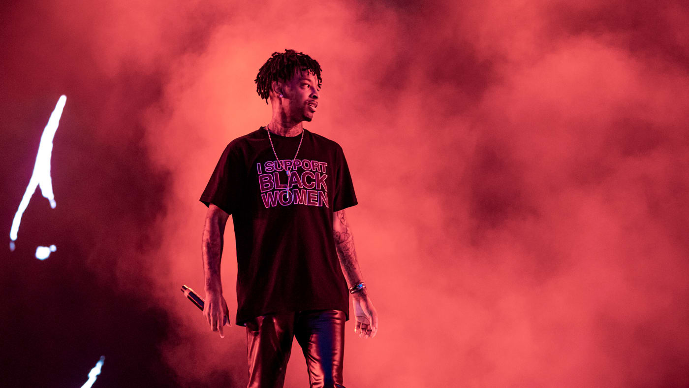 Rapper 21 Savage performs on day 1 of Music Midtown at Piedmont Park