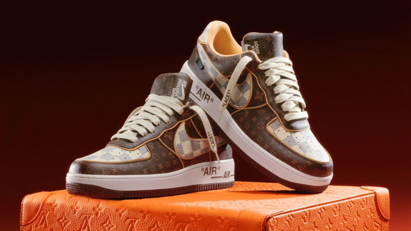 Louis Vuitton x Nike Air Force 1 đáng mong chờ.