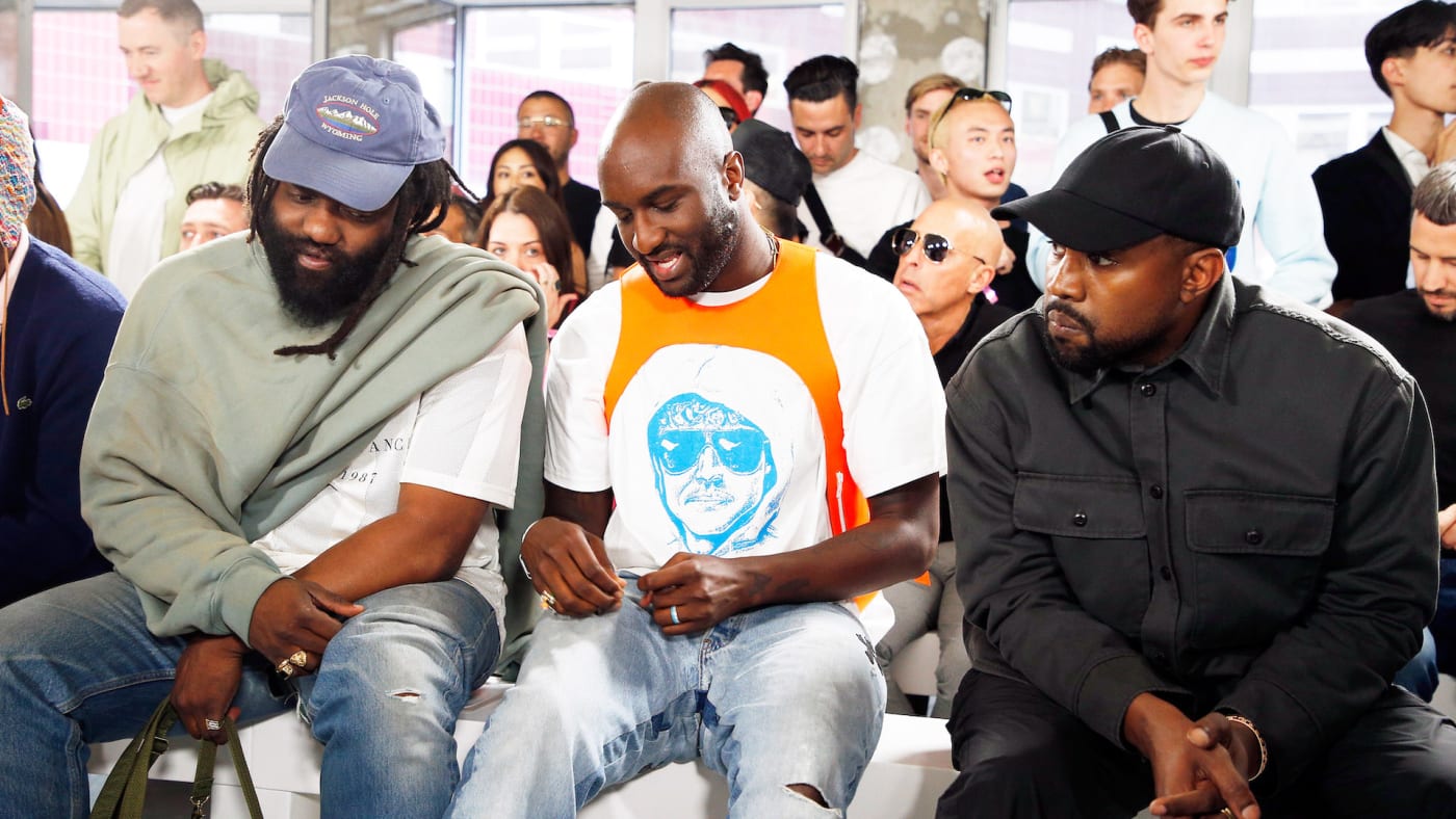 Virgil Abloh, Kanye West, and Tremaine Emory.