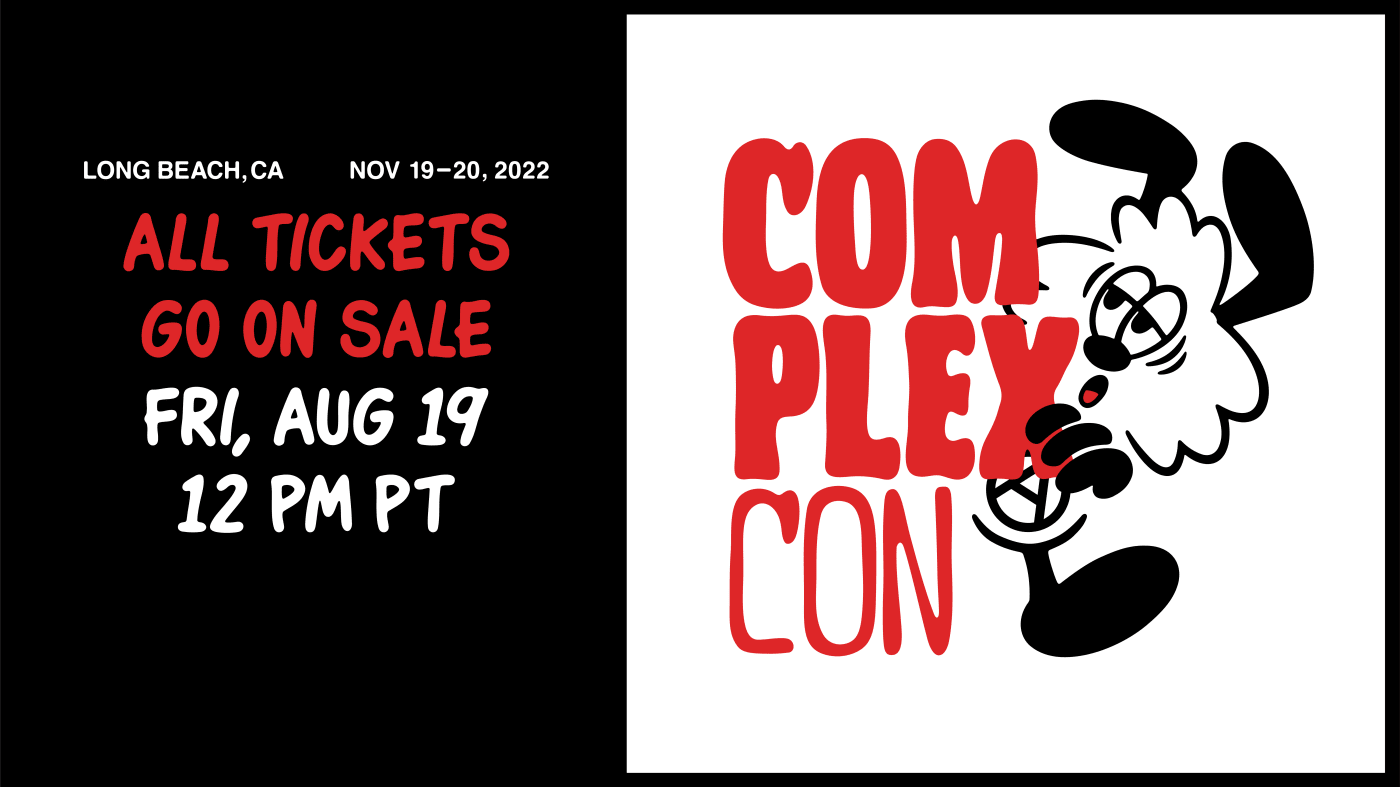 An official flyer for ComplexCon 2022 is pictured