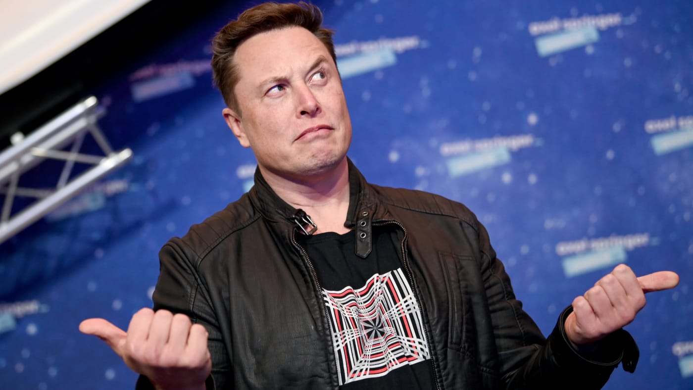 Elon Musk photographed in Berlin