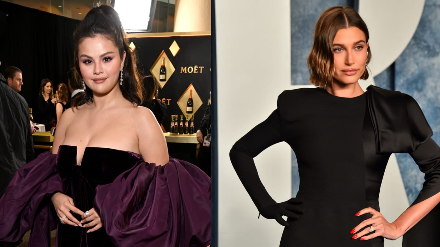 Selena Gomez and Hailey Bieber are seen at events