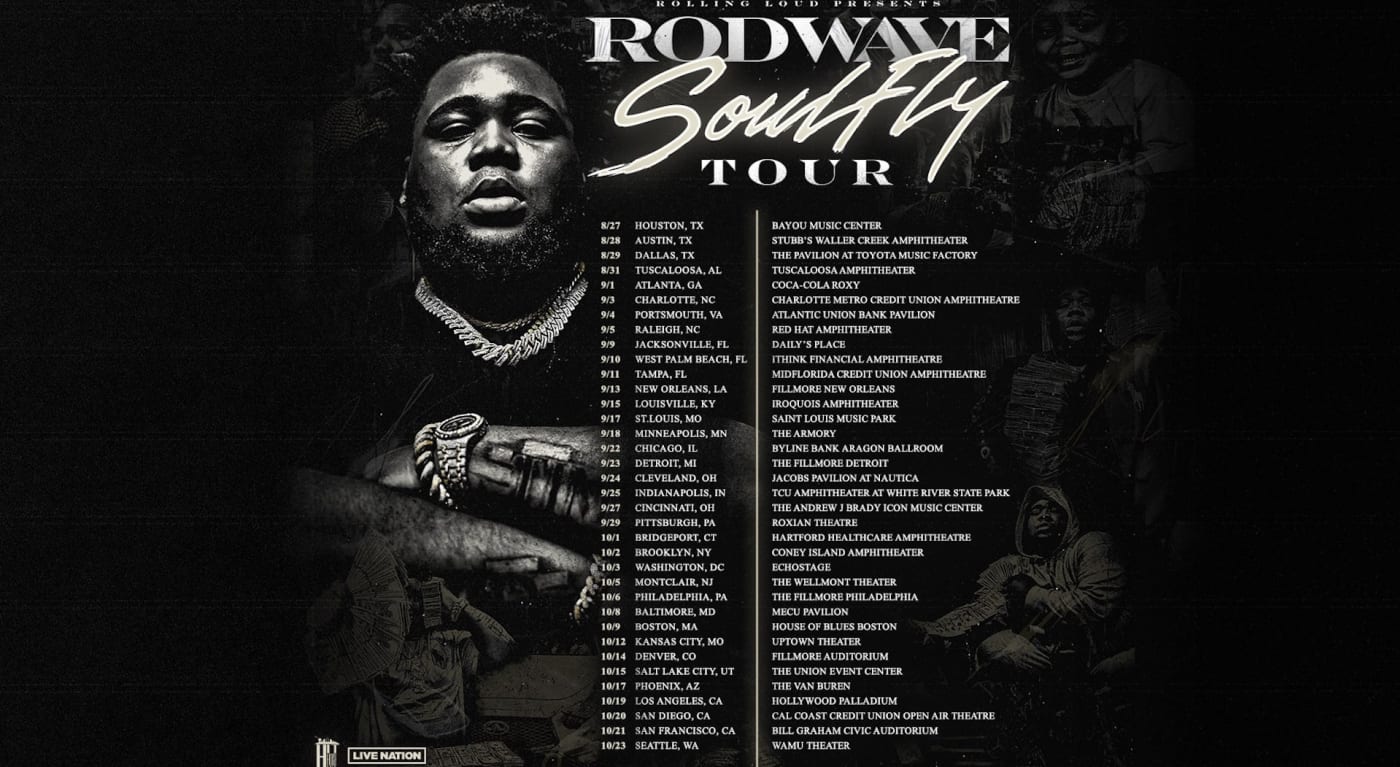 Rod Wave Announces Fall Tour Presented by Rolling Loud Complex