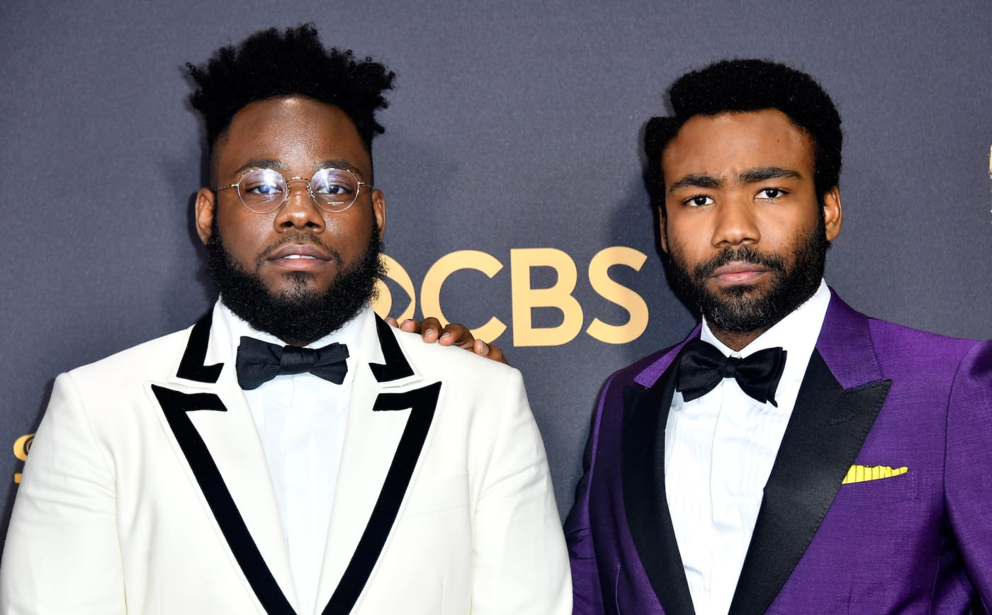 Donald and Stephen Glover attend 69th Annual Primetime Emmy Awards