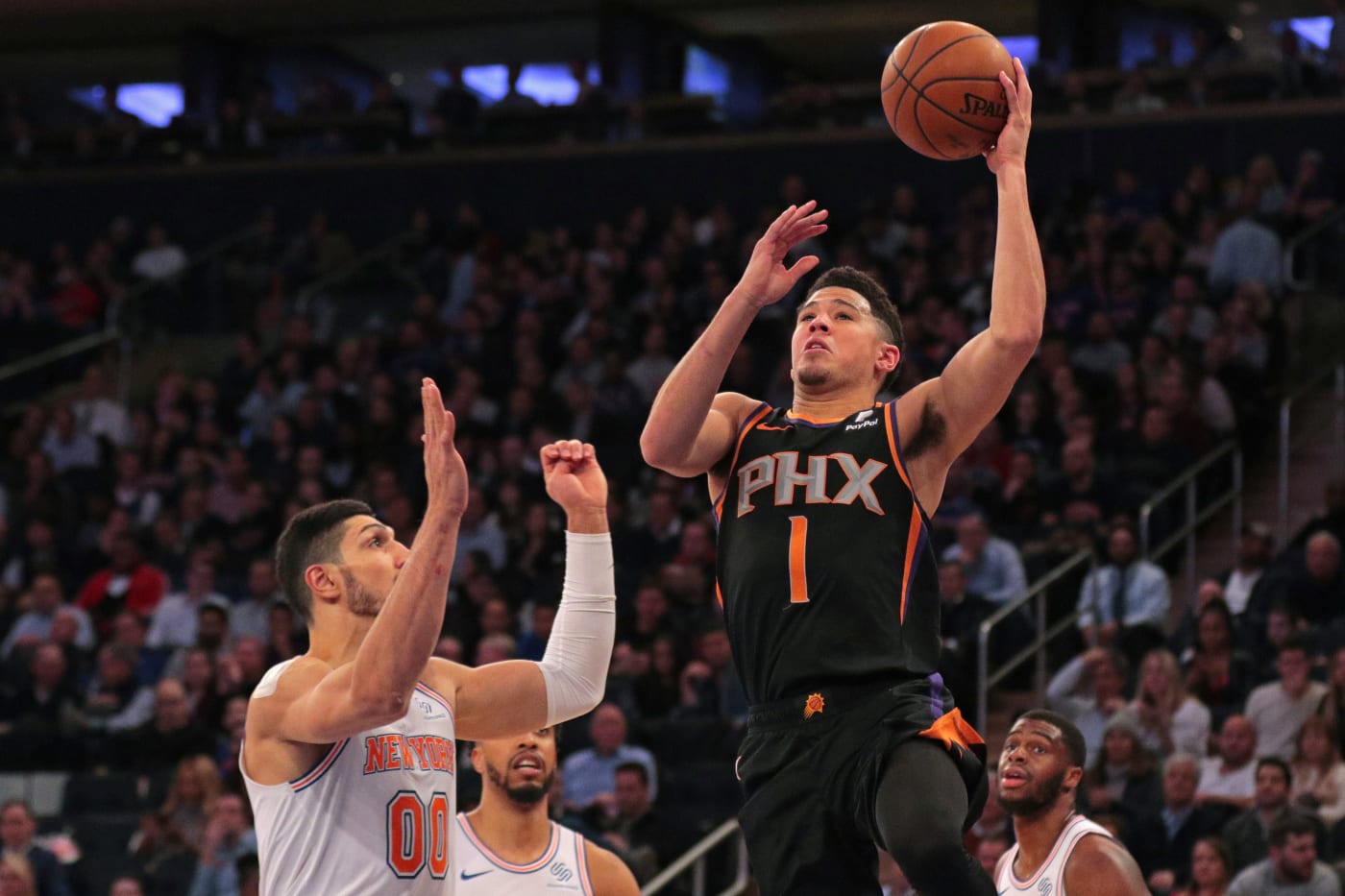 Devin Booker Enes Kanter Suns Knicks 2018