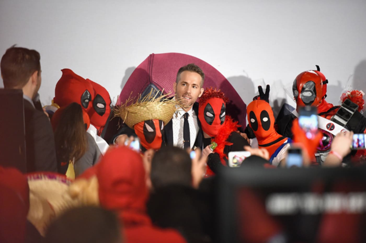 Ryan Reynolds at 'Deadpool' fan event