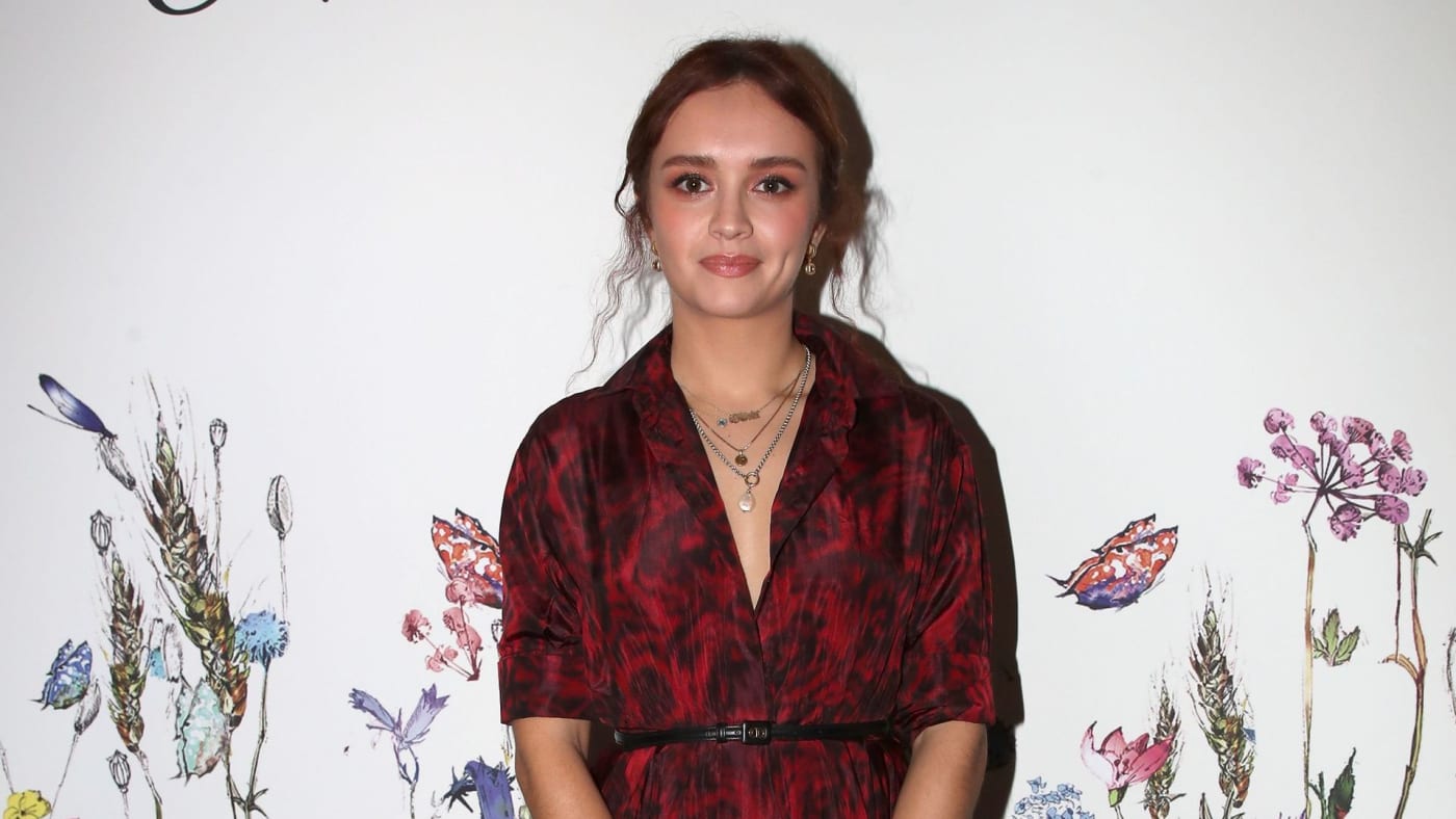 Olivia Cooke at Fashion Week.