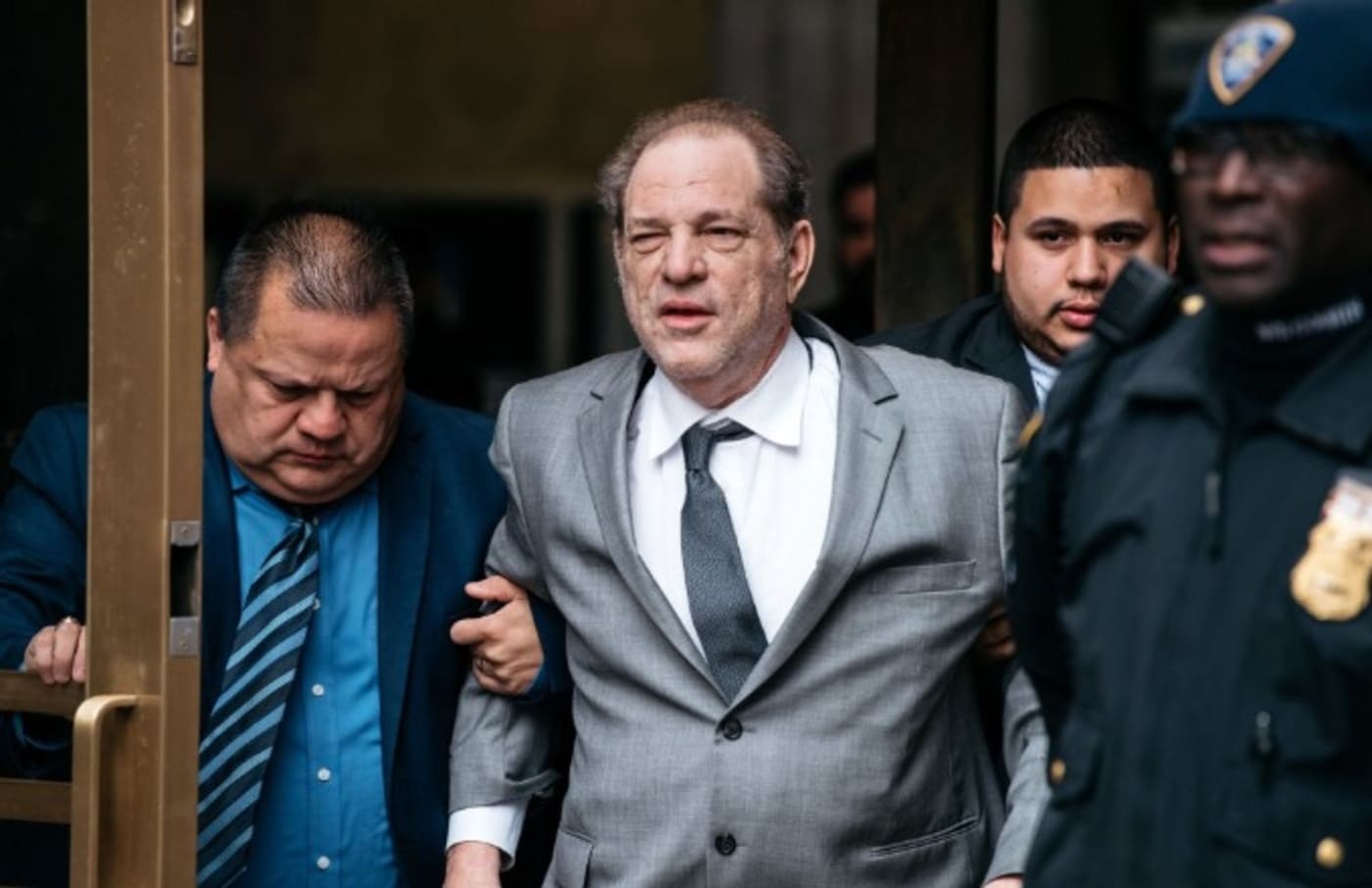 Disgraced Producer Harvey Weinstein Struggles To Walk At Court Appearance Ahead Of Trial Complex