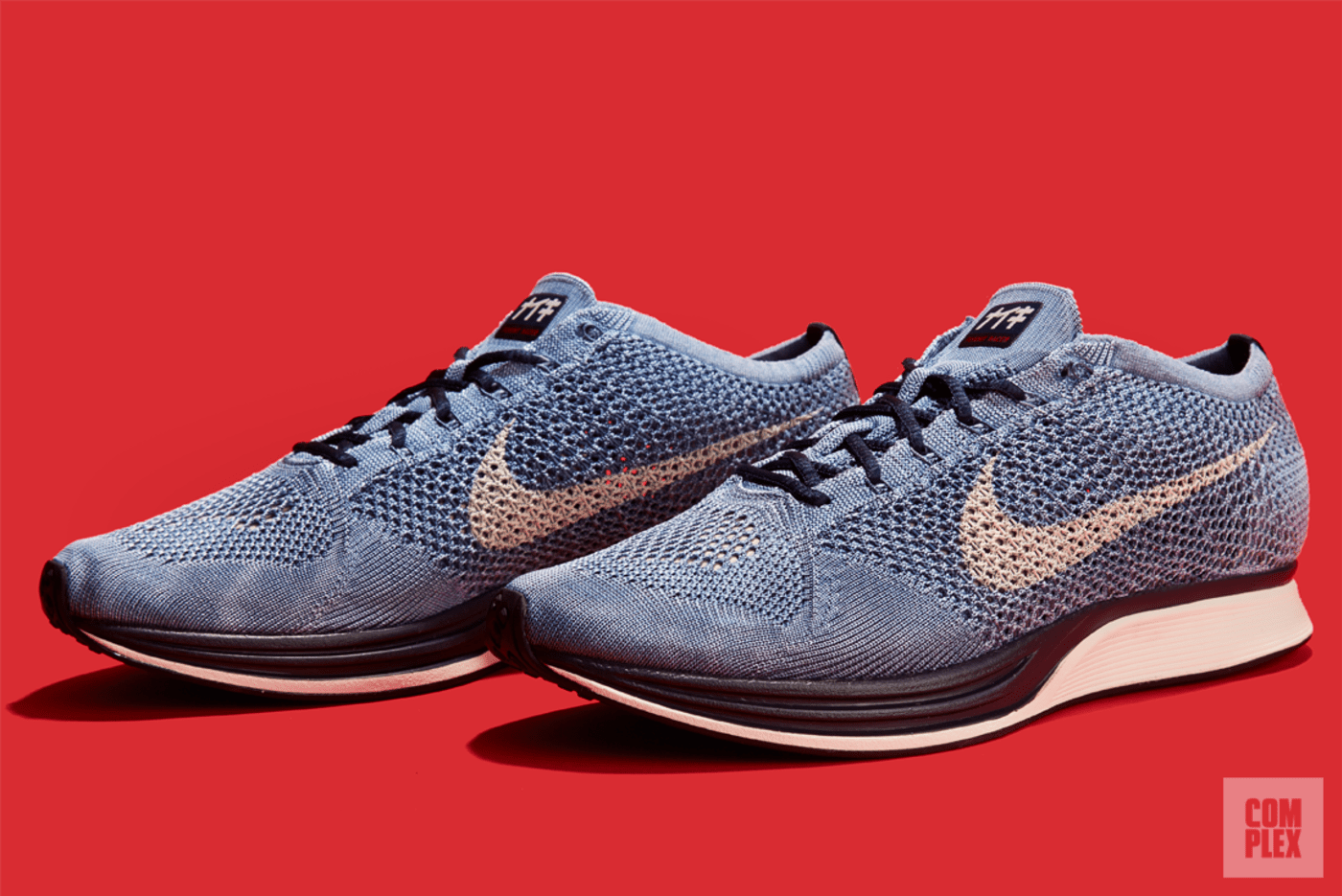 nike flyknit racer indigo