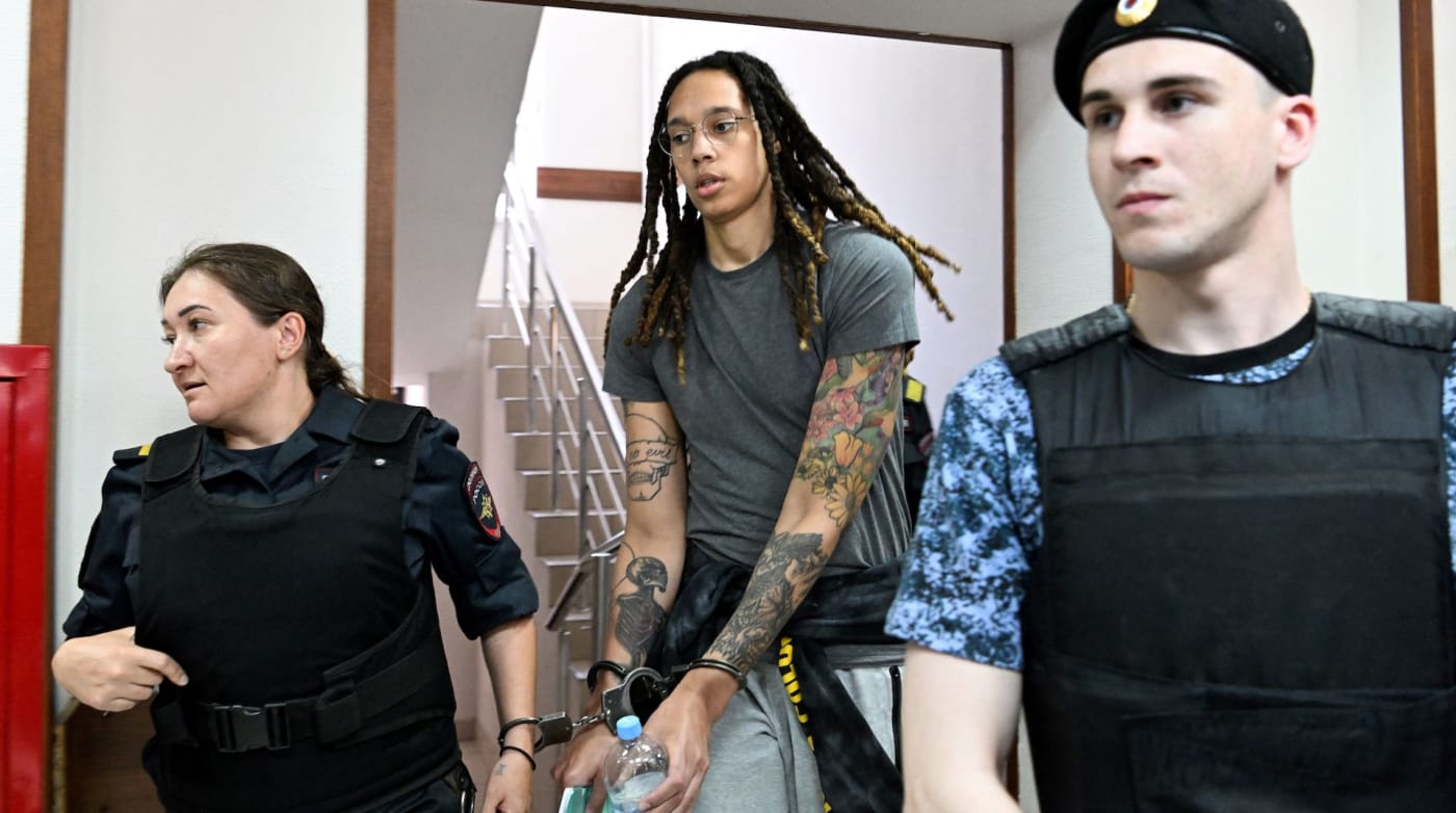 Brittney Griner goes to court in Russia