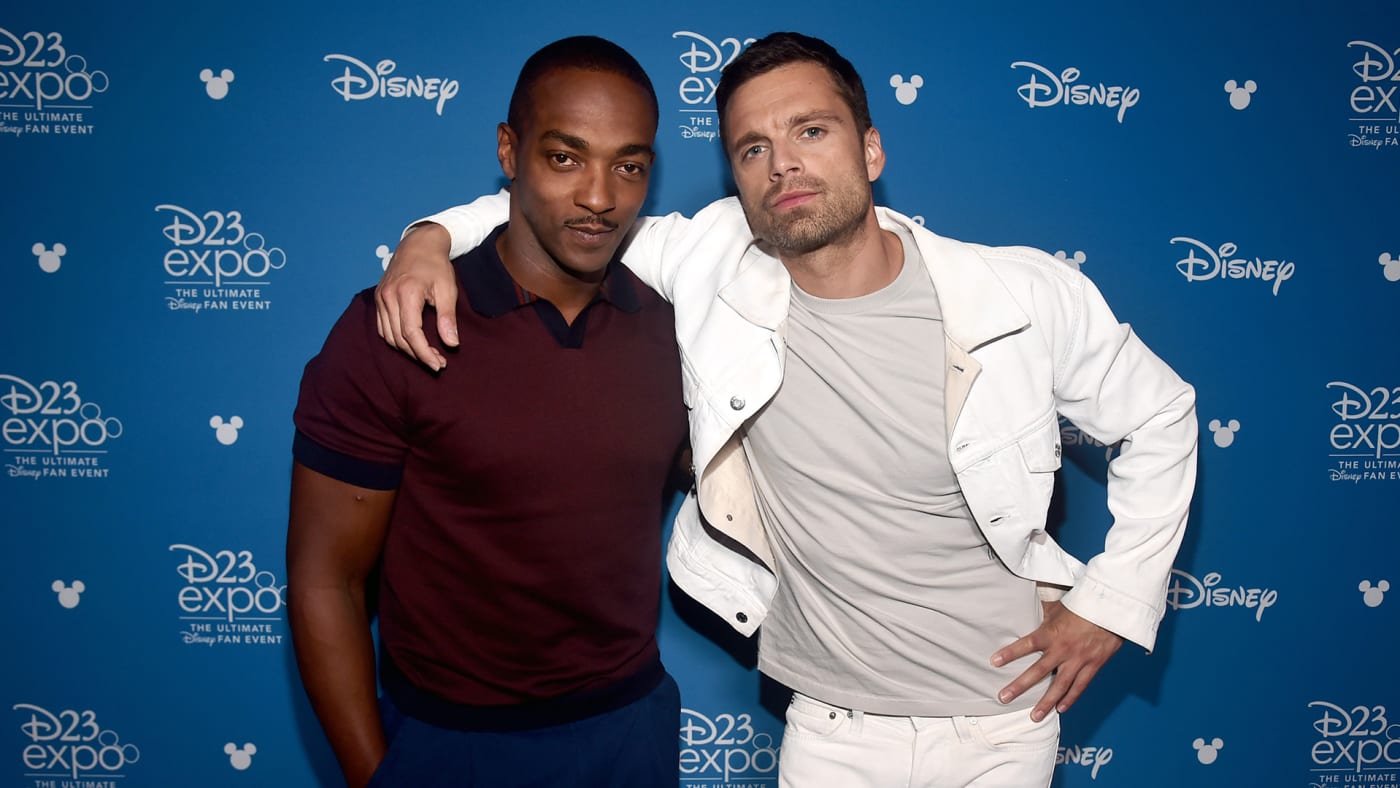 Anthony Mackie and Sebastian Stan of 'The Falcon and The Winter Soldier.'