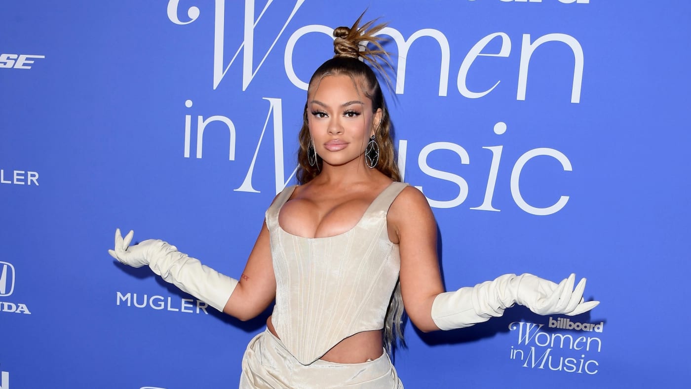 Latto arrives at the 2023 Billboard Women In Music