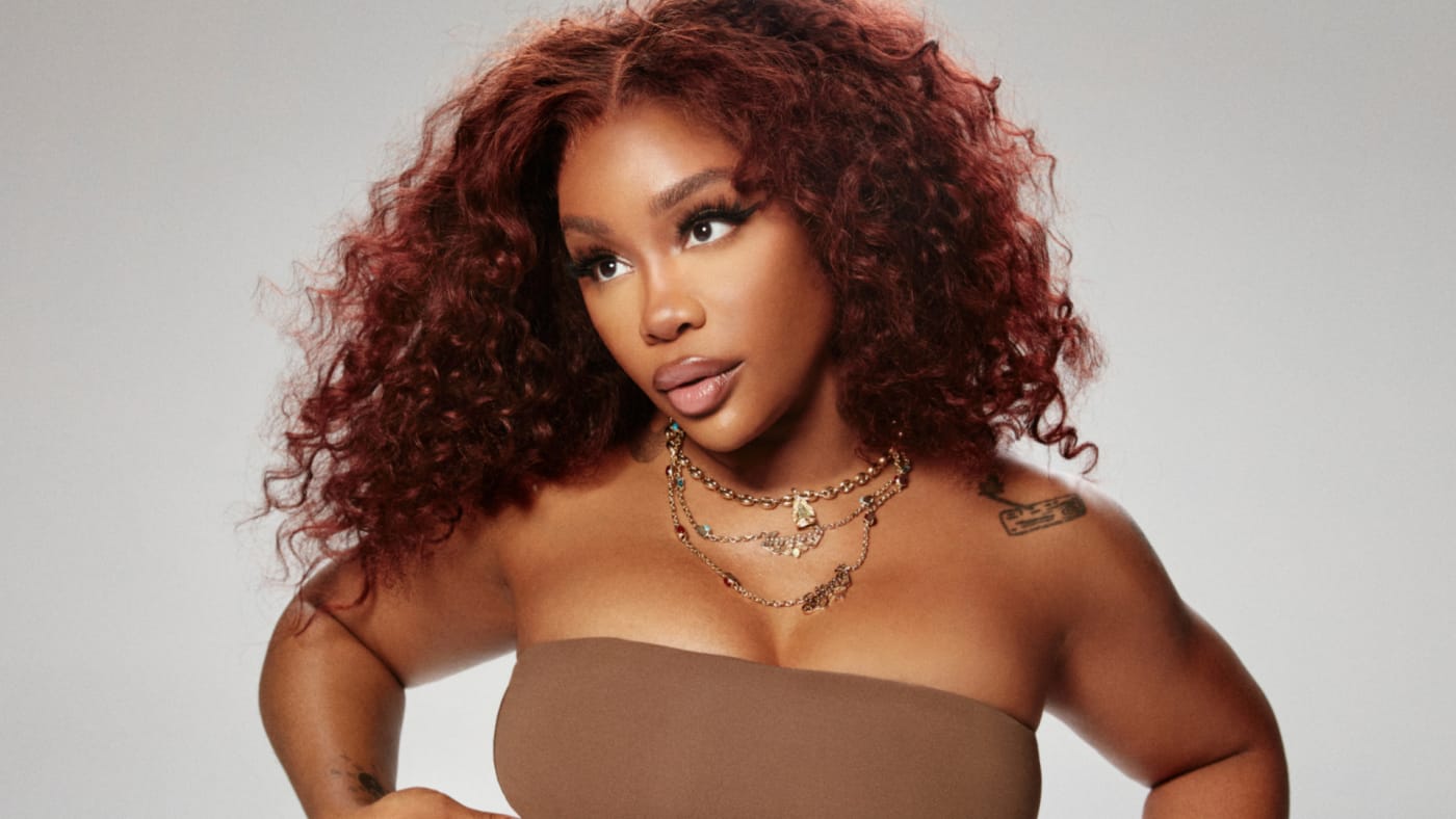 SZA is seen in new SKIMS images