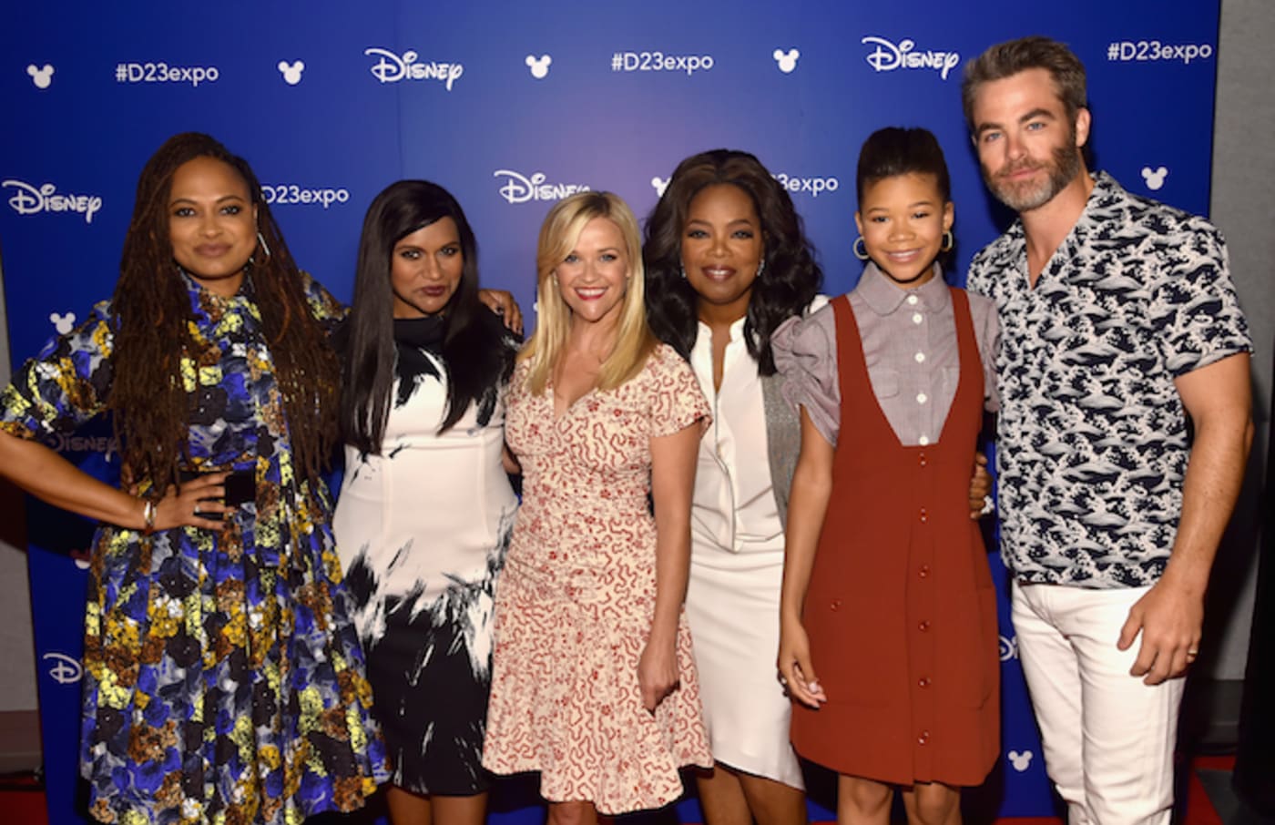 'A Wrinkle in Time' director Ava DuVernay and cast members.