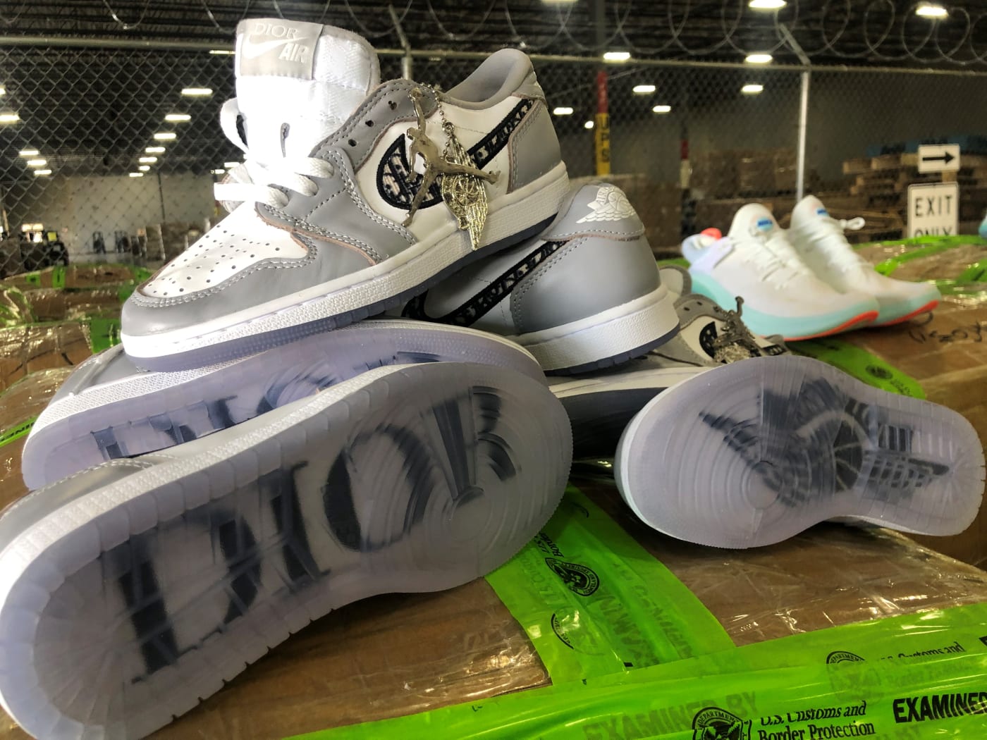 Happens to Fake Sneaker Like Counterfeit Dior x Air Jordan 1s |
