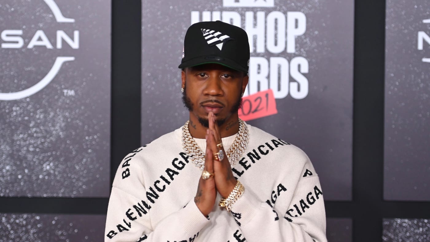 Benny the Butcher attends the 2021 BET Hip Hop Awards at Cobb Energy Performing Arts Center