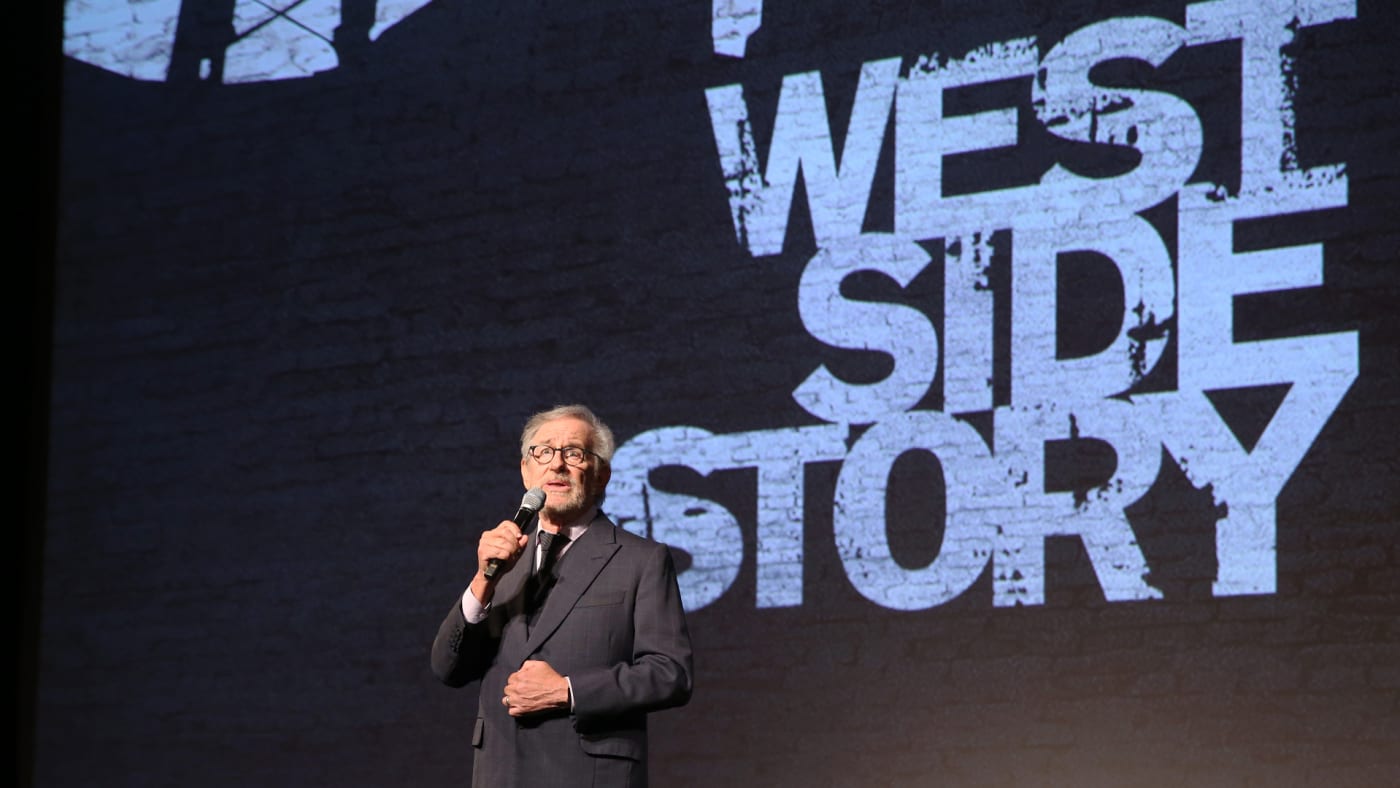 Steven Spielberg speaks ahead of West Side Story premiere.