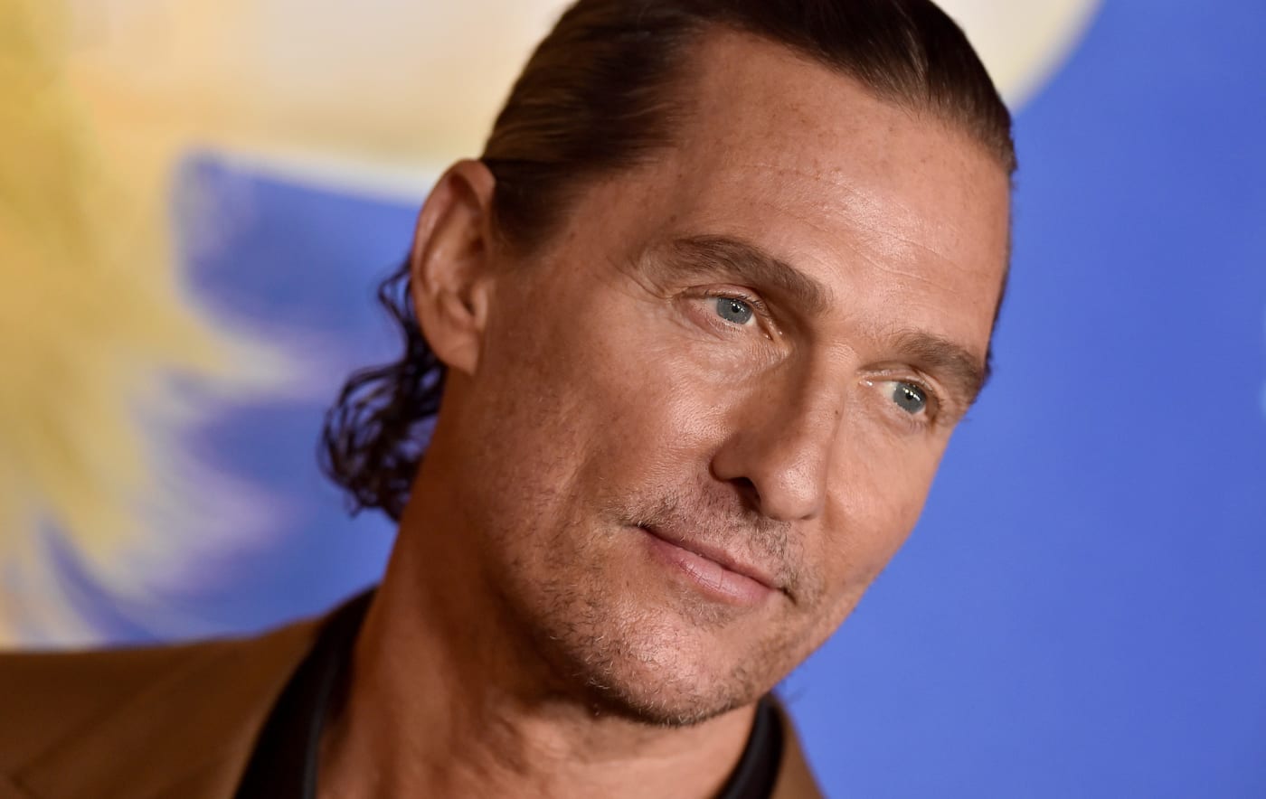 Matthew McConaughey attends premiere of 'Sing 2'
