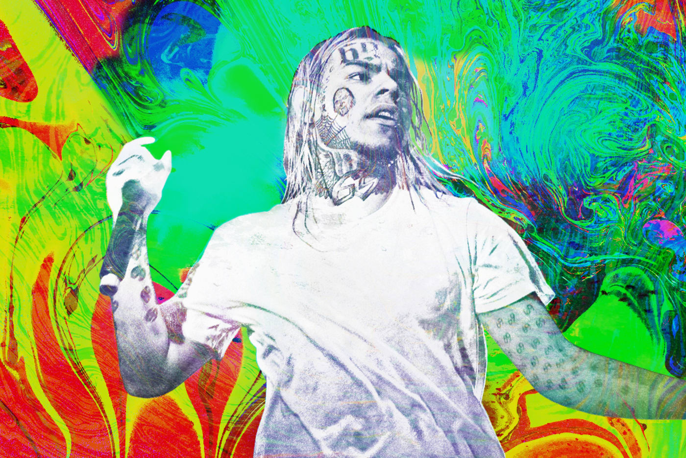 6ix9ine timeline lead