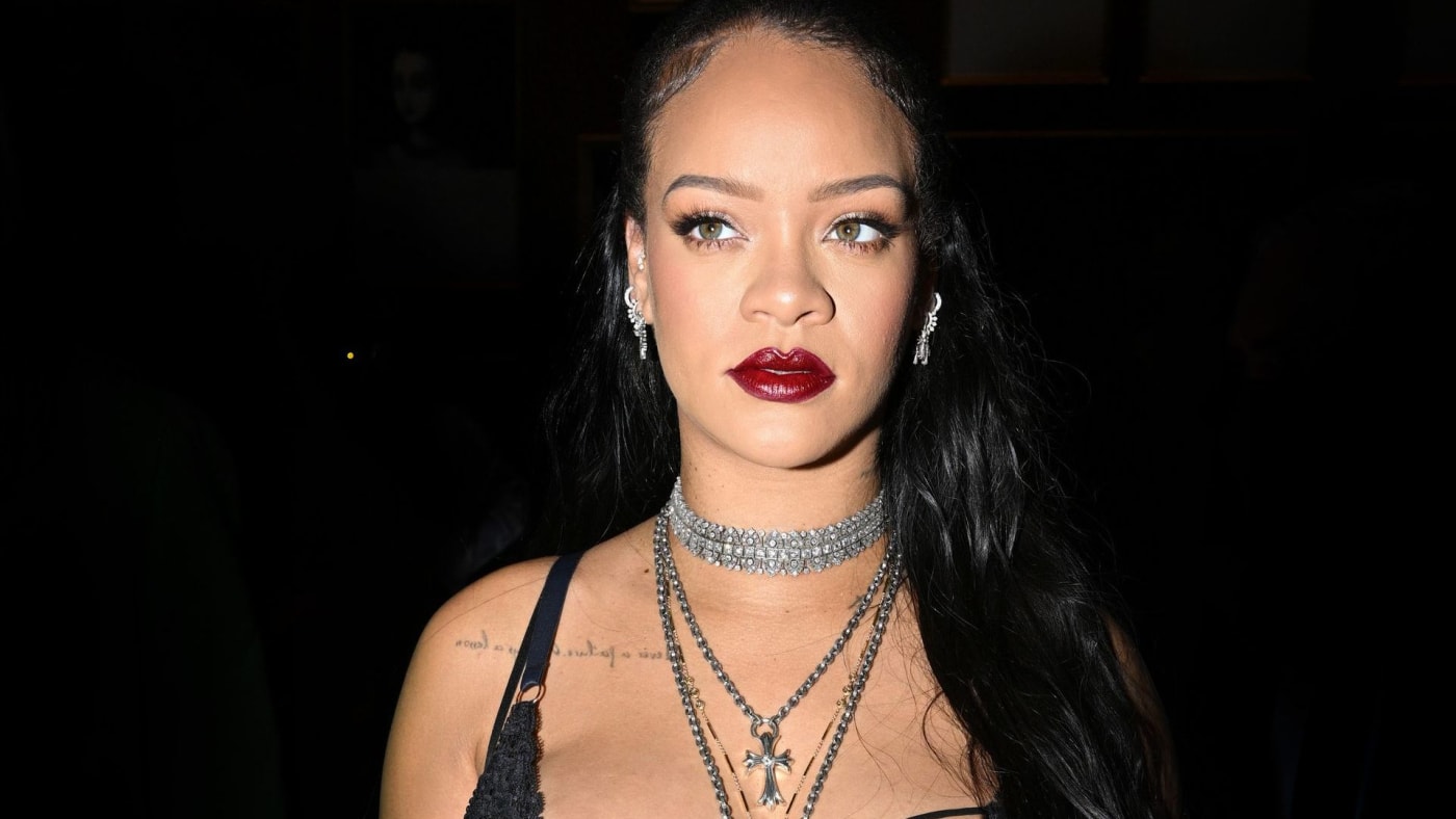 Rihanna attends the Dior Womenswear Fall/Winter 2022/2023 show