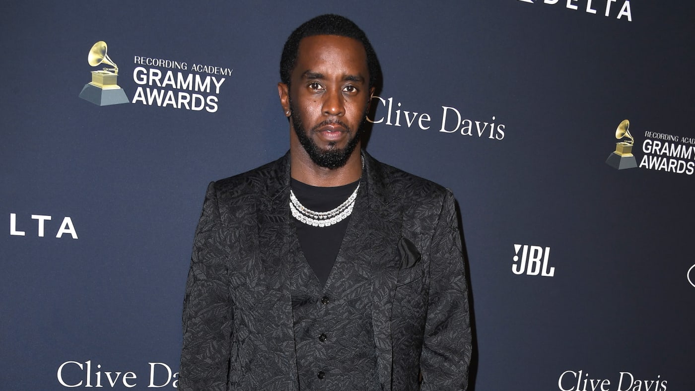 Sean "Diddy" Combs arrives at the Pre GRAMMY Gala