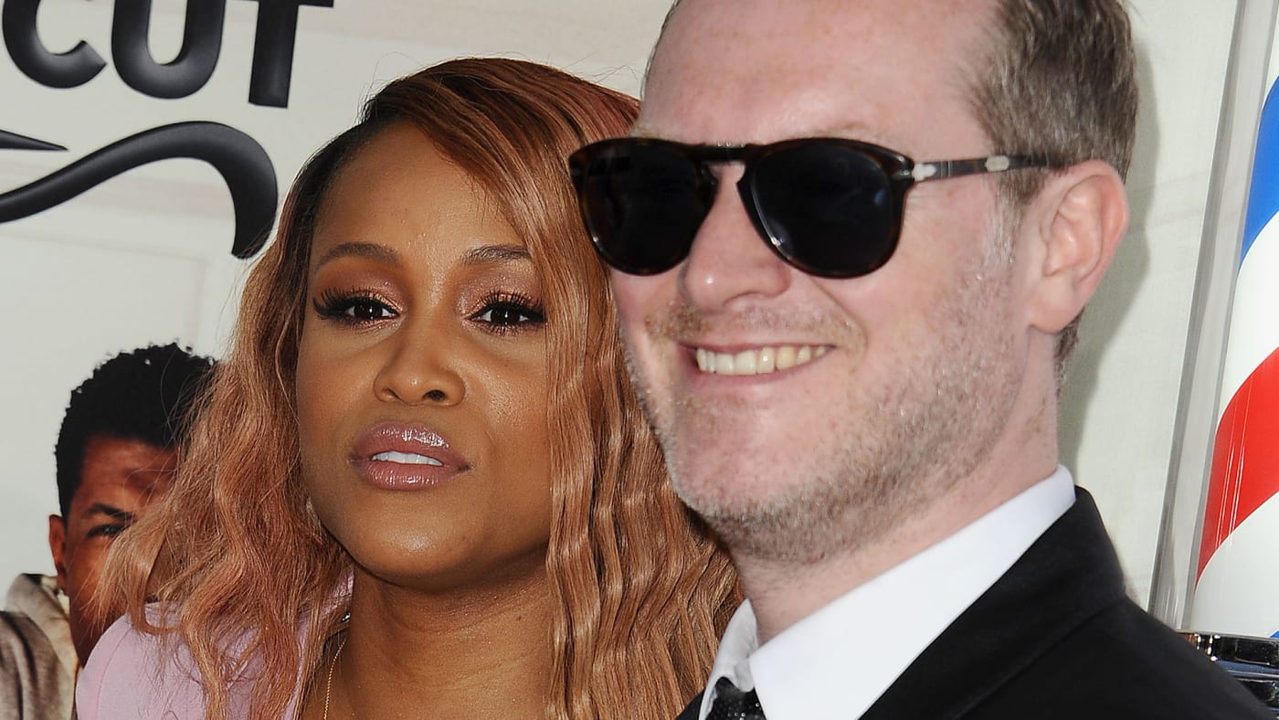 Actress/rapper Eve and husband Maximillion Cooper attend the premiere of "Barbershop: The Next Cut" at TCL Chinese Theatre.