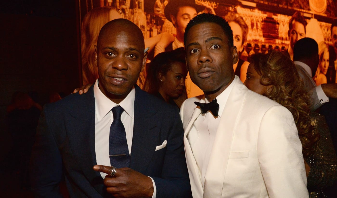 Dave Chappelle and Chris Rock are seen together