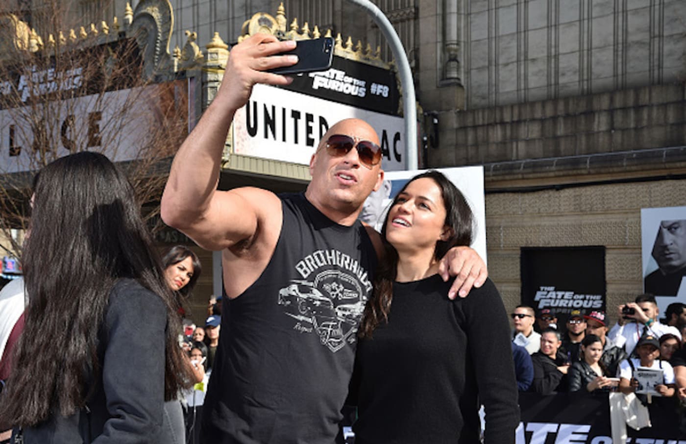Vin Diesel and Michelle Rodriguez visit Washington Heights